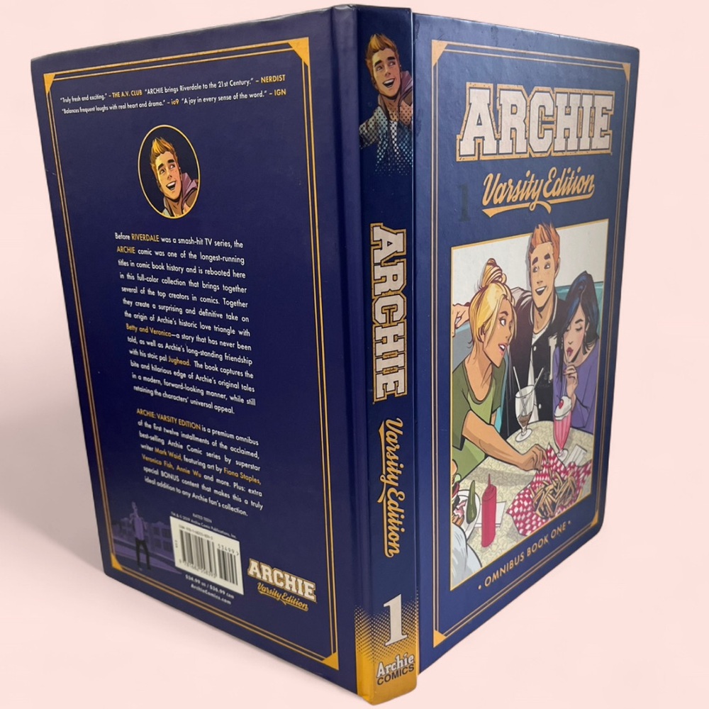 Archie Comics Volume 1 Varisty Edition Hardcover Comic Book by Mark Waid